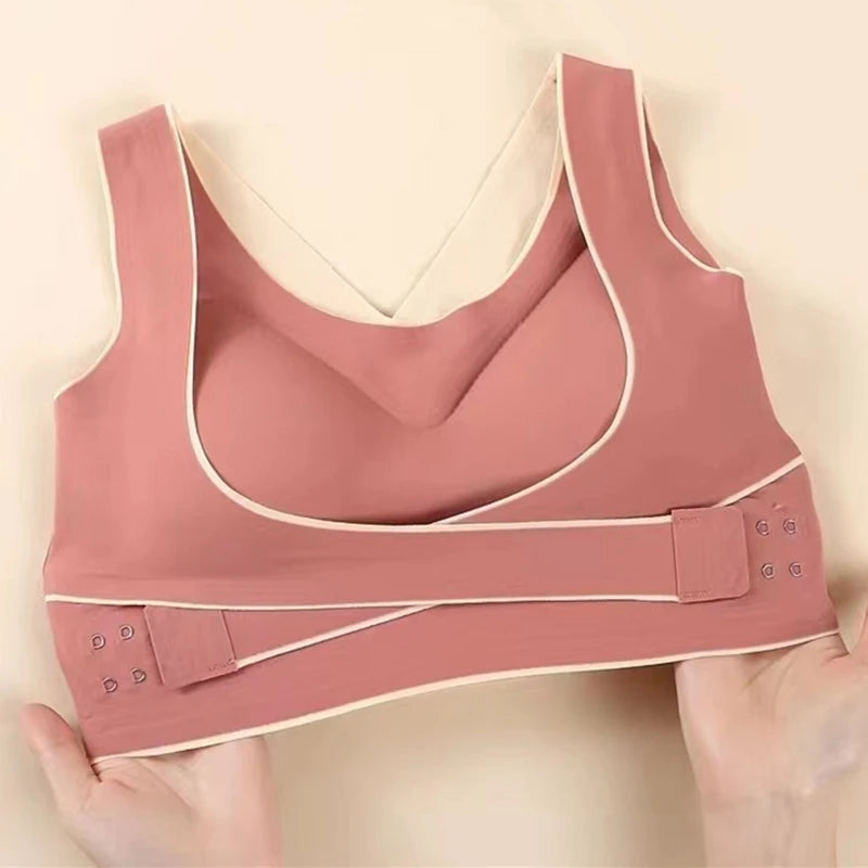 Brassière sport femme sans armature maintien & dos croisé | Drainlyshop