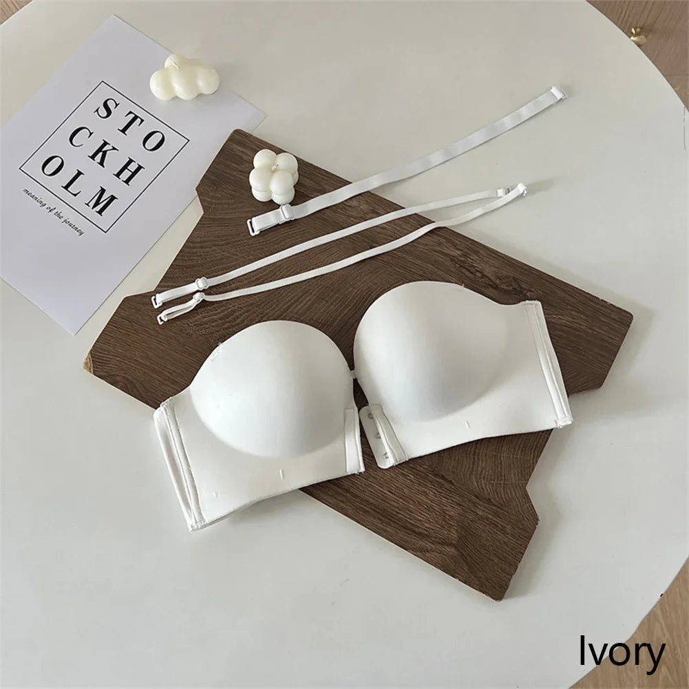 Soutien-gorge push-up à fermeture frontale, dos antidérapant | Drainlyshop