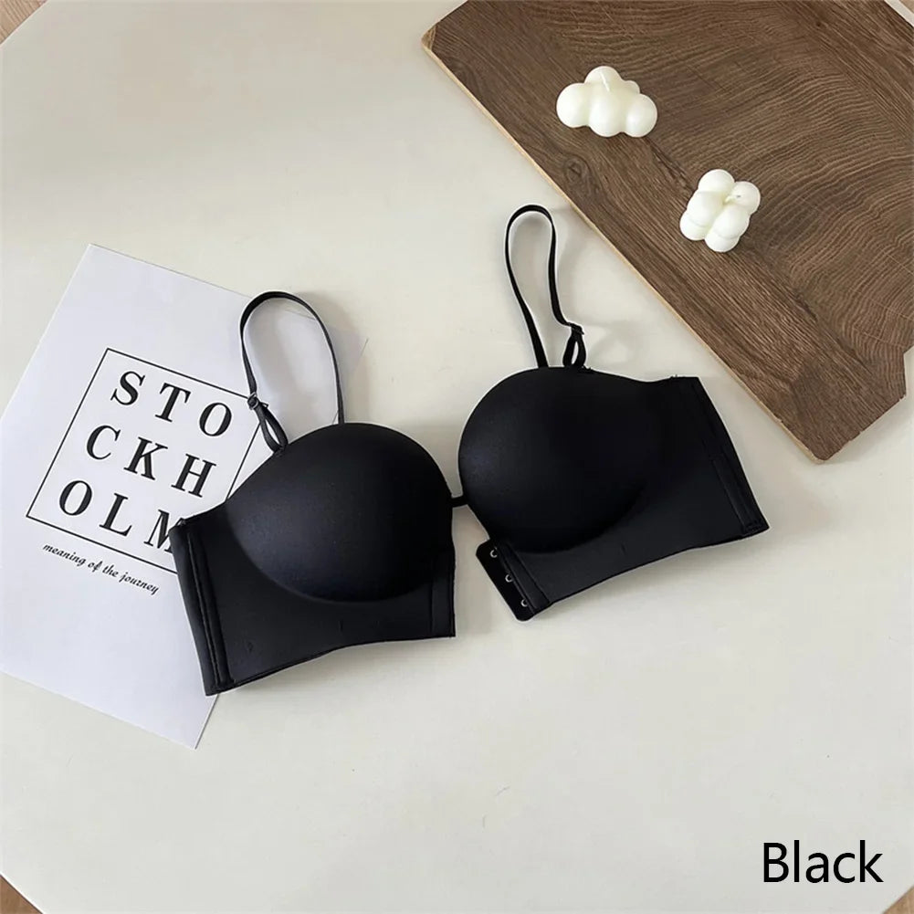 Soutien-gorge push-up à fermeture frontale, dos antidérapant | Drainlyshop