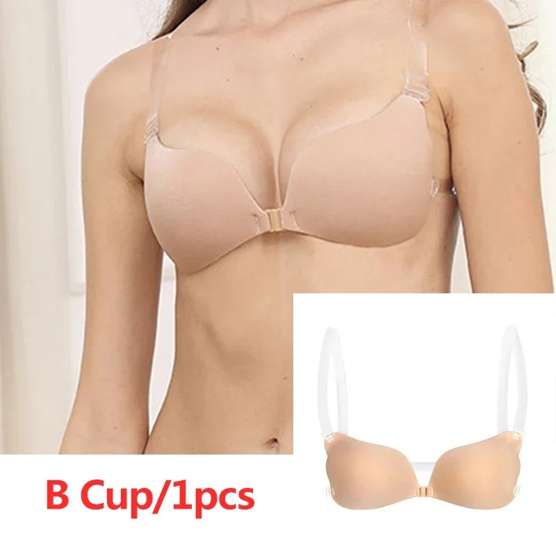 Couvre-tétons silicone invisibles push-up réutilisables | Drainlyshop