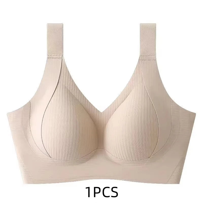 Soutien-gorge grande taille sans couture, push-up doux | Drainlyshop