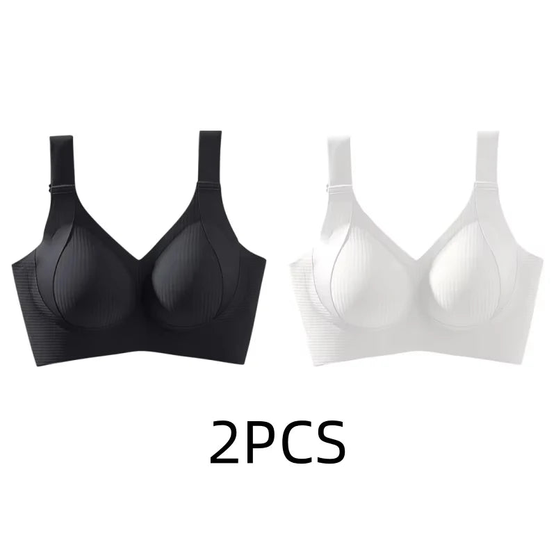 Soutien-gorge grande taille sans couture, push-up doux | Drainlyshop