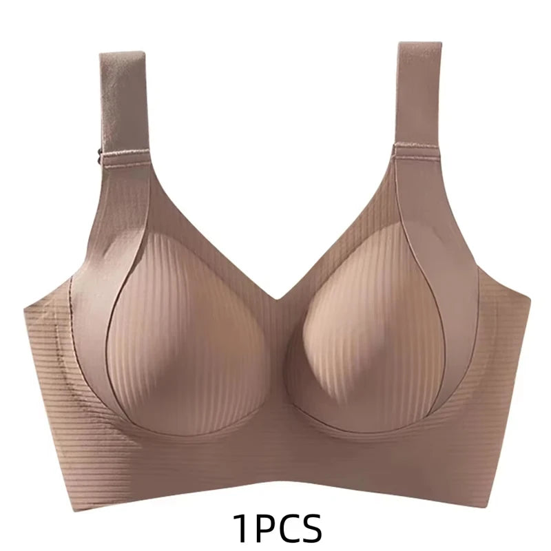 Soutien-gorge grande taille sans couture, push-up doux | Drainlyshop