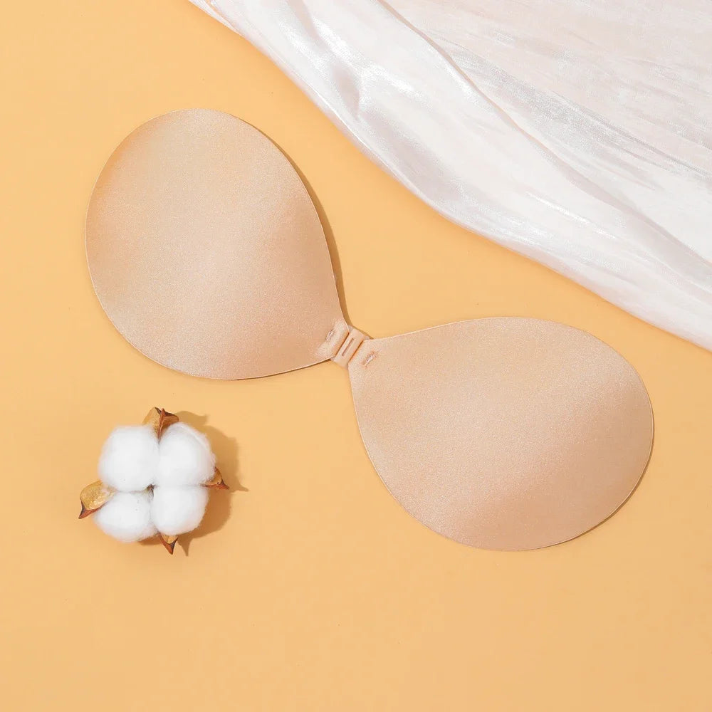 Soutien-gorge invisible adhésif push-up silicone sans bretelles | Drainlyshop
