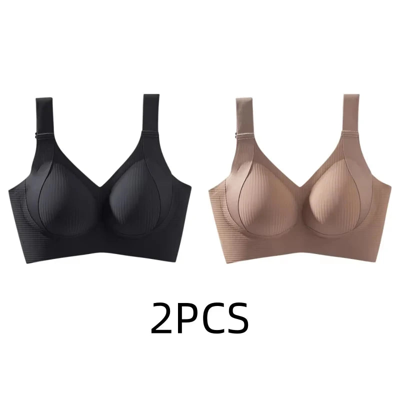 Soutien-gorge grande taille sans couture, push-up doux | Drainlyshop