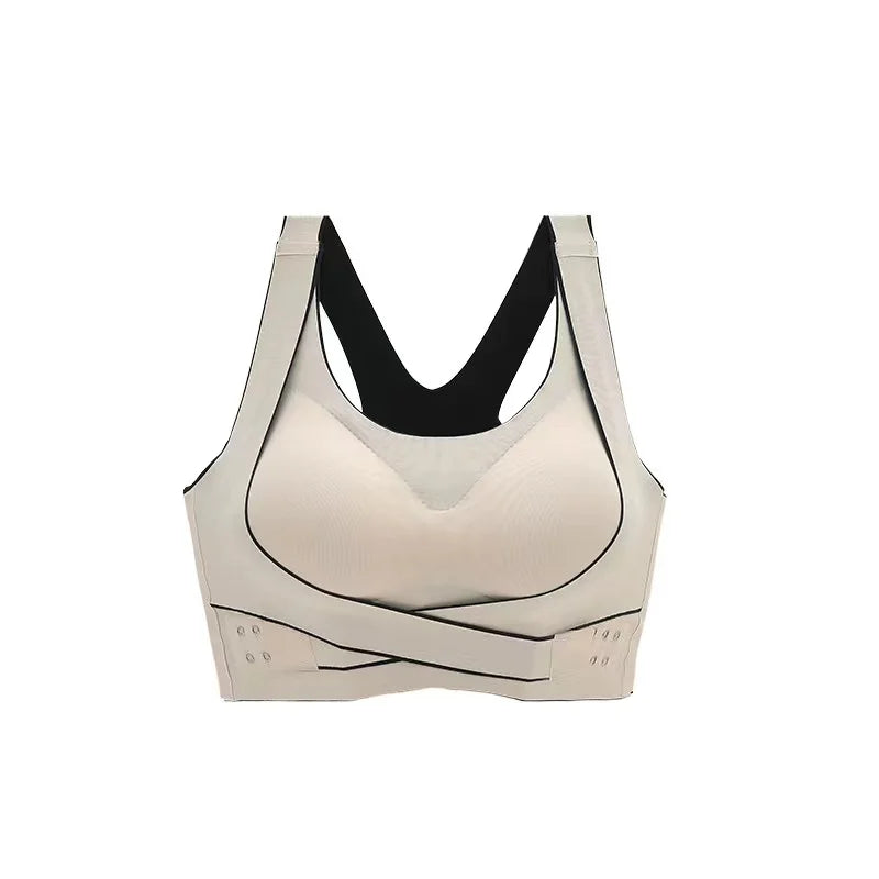 Brassière sport femme sans armature maintien & dos croisé | Drainlyshop