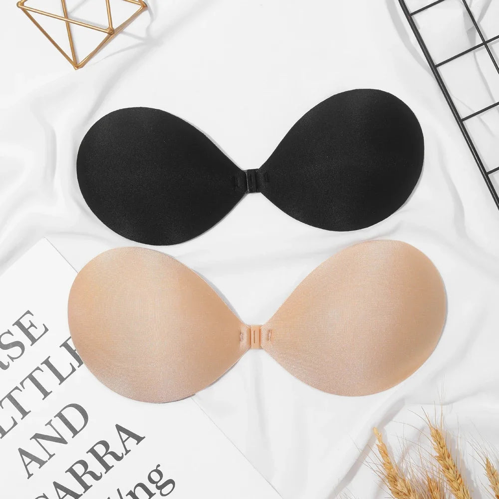 Soutien-gorge invisible adhésif push-up silicone sans bretelles | Drainlyshop