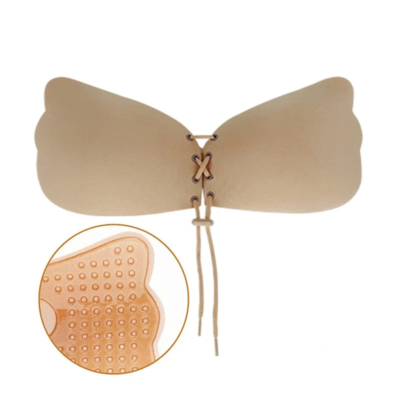 Soutien-gorge adhésif invisible push-up sans bretelles | Drainlyshop