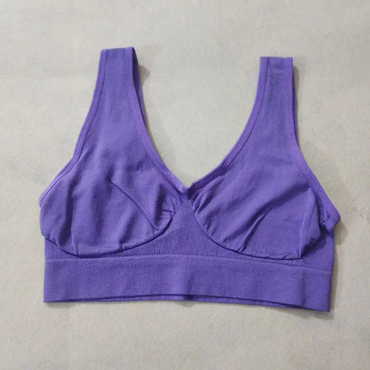 Brassière sport et sommeil grande taille sans coussinet | Drainlyshop