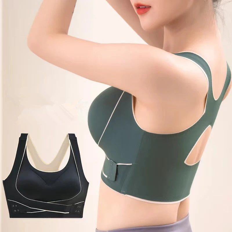 Brassière sport femme sans armature maintien & dos croisé | Drainlyshop