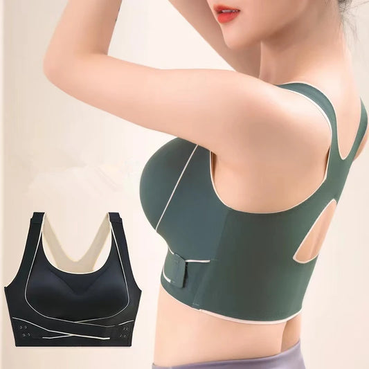 Brassière sport femme sans armature maintien & dos croisé | Drainlyshop