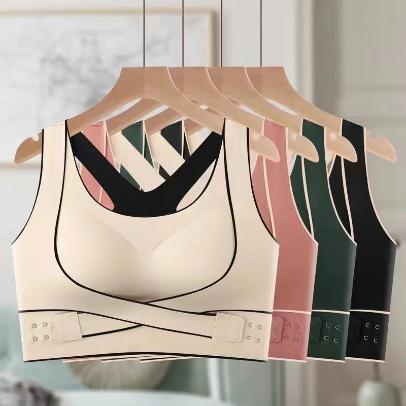 Brassière sport femme sans armature maintien & dos croisé | Drainlyshop