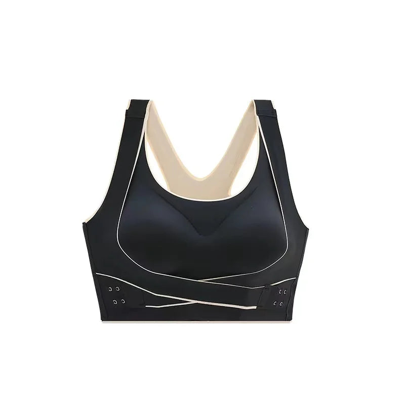 Brassière sport femme sans armature maintien & dos croisé | Drainlyshop