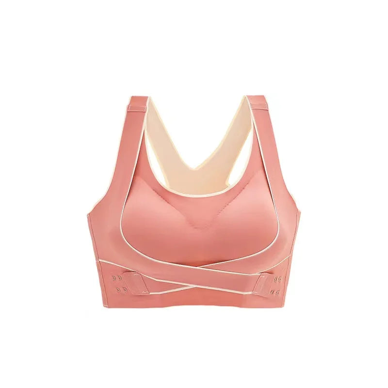 Brassière sport femme sans armature maintien & dos croisé | Drainlyshop